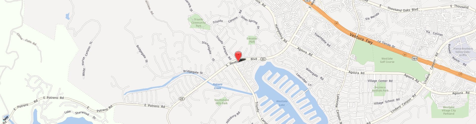 Location Map: 1240 S Westlake Blvd Westlake Village, CA 91361